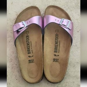 Madrid style metallic purple Birkenstocks